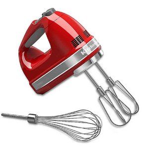 brand new EMPIRE RED KitchenAid Soft Start™ 7-Speed Hand Mixer - Model KHM7210ER